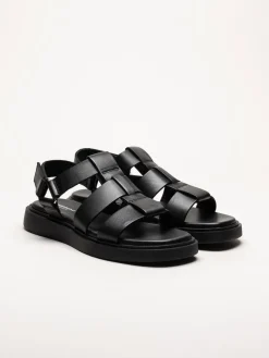 Vagabond - Connie - Svarta sandaler i skinn