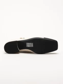 Vagabond - Debbi - Ljusbeige Mary Jane pumps i skinn