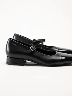 Vagabond - Debbi - Svarta Mary Jane pumps i skinn