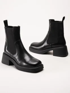 Vagabond - Dorah - Svarta chelsea boots med klack