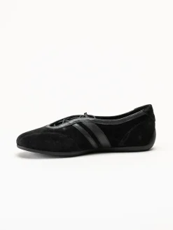 Vagabond - Hollie - Svarta sportiga ballerinaskor