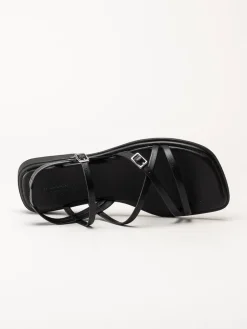 Vagabond - Izzy - Svarta sandaler i skinn