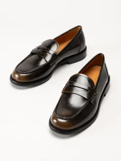 Vagabond - Linn - Bruna loafers i polido