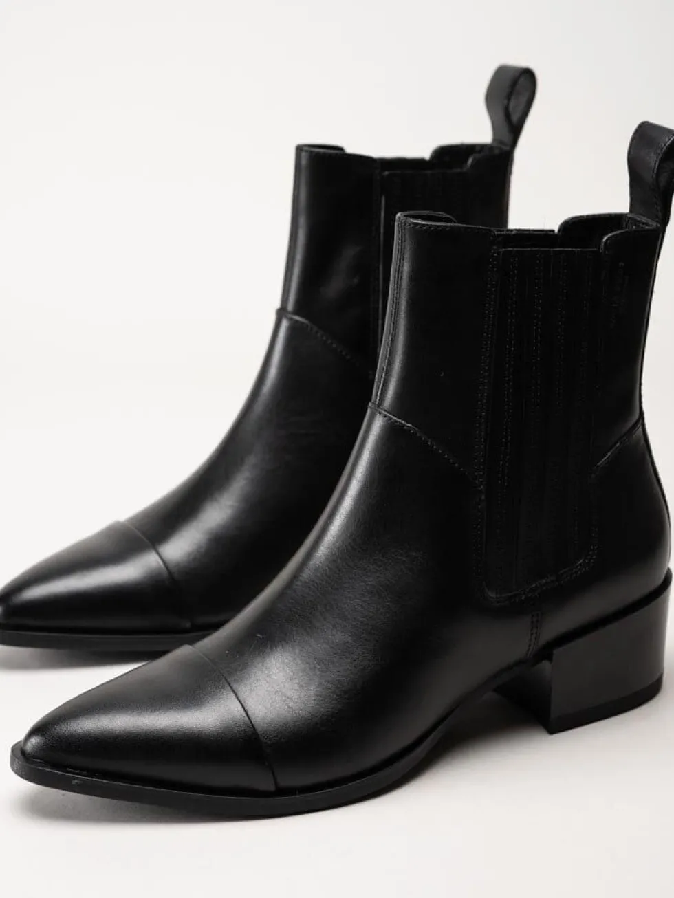 Vagabond - Marja - Svarta boots i skinn