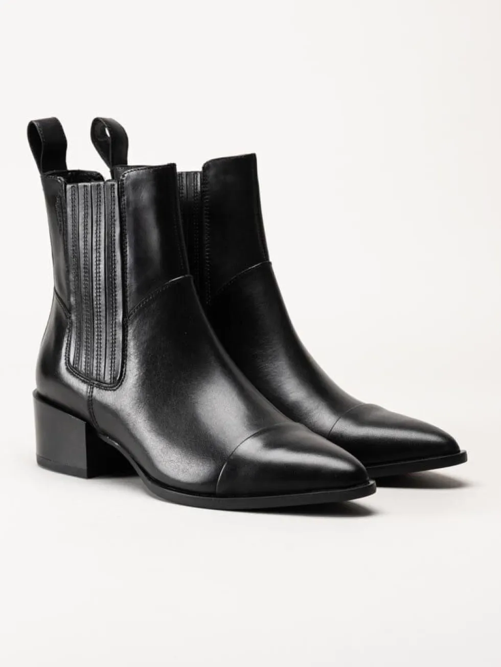 Vagabond - Marja - Svarta boots i skinn