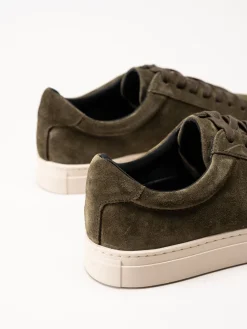 Vagabond - Paul 2.0 - Gröna sneakers i mocka