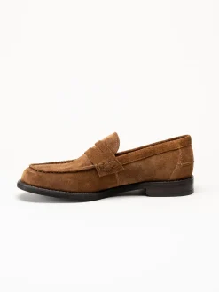 Vagabond - Steven - Bruna loafers i mocka