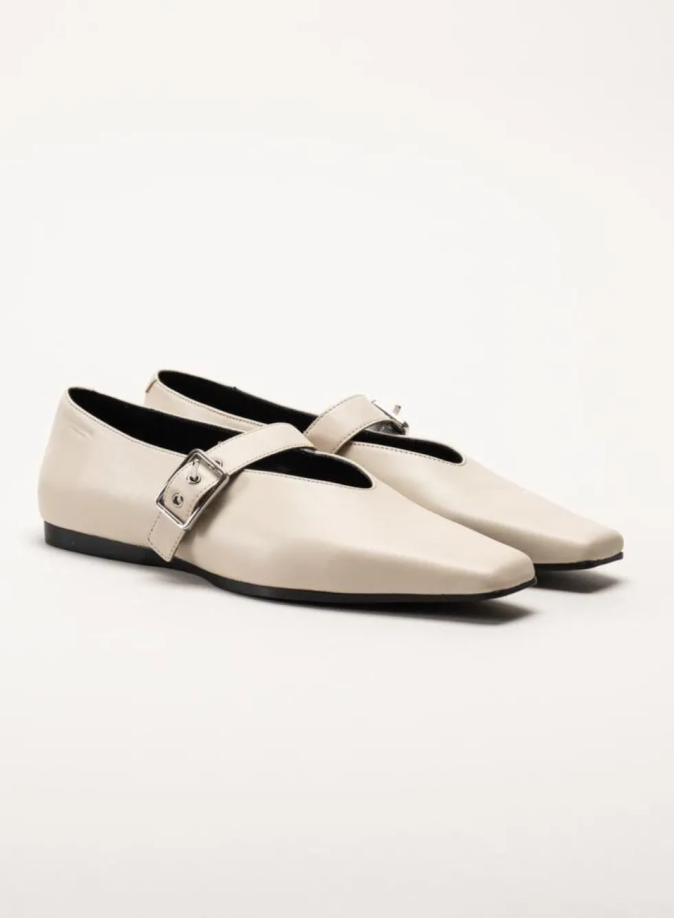 Vagabond - Wioletta - Beige ballerinaskor med sleif