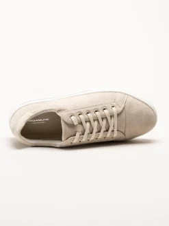 Vagabond - Zoe - Ljusbeige sneakers i mocka